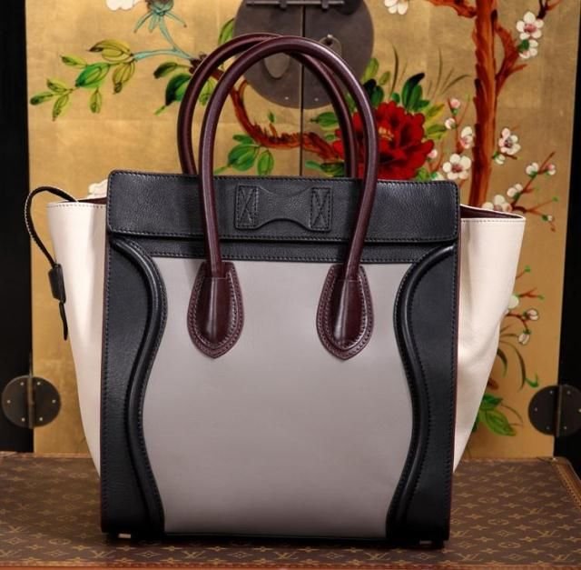 セリーヌスーパーコピー 2011～12年秋冬新作 ラゲージ ミニショッパー トートバッグ トリコロール CELINE-007