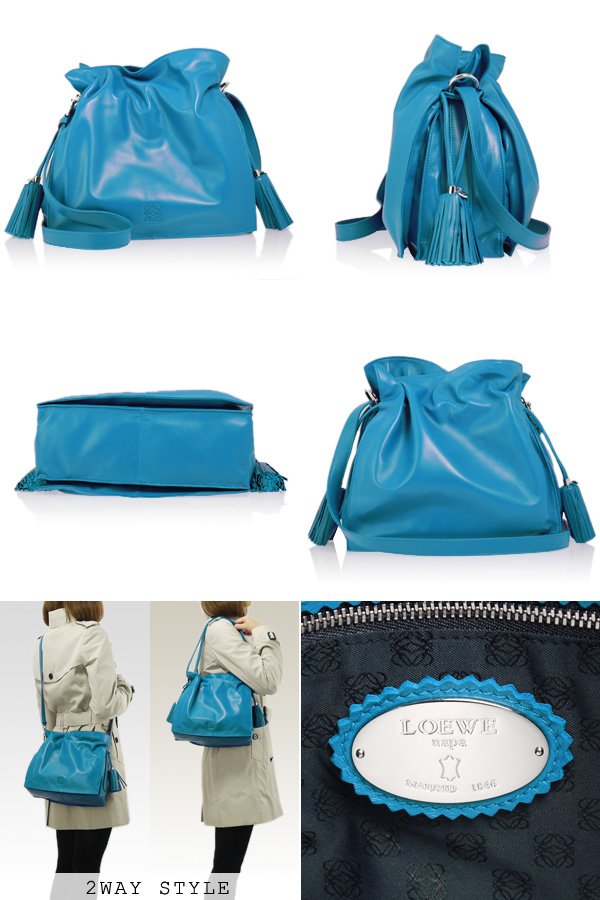 ロエベスーパーコピー FLAMENCO 30 380.82.E16 5100 CORAL 2WAY ハンドバッグ NAPA[ナッパ]