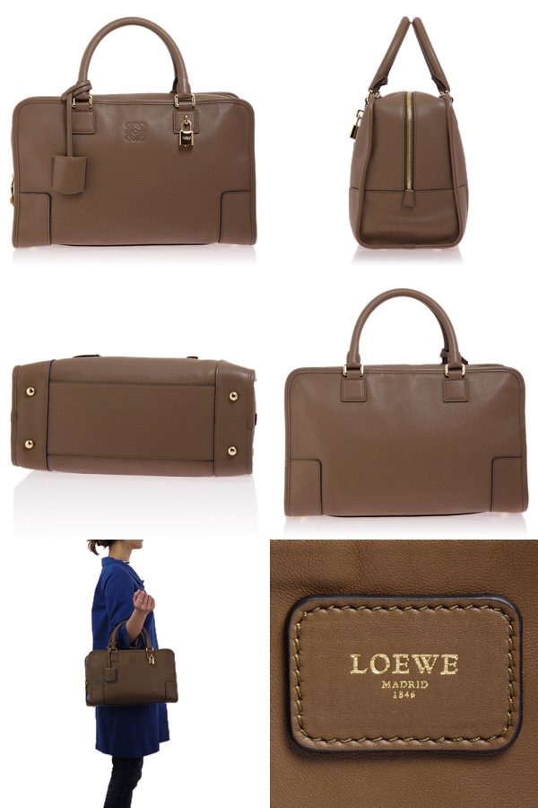 ロエベスーパーコピー ハンドバッグ 352.79.A22 2270  GOLD / MINK