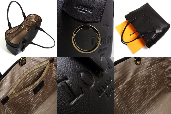 ロエベスーパーコピー バッグ HERITAGE [ヘリテージ] トートバッグ ダークブラウンSMALL TOTE 377 79 751 3110