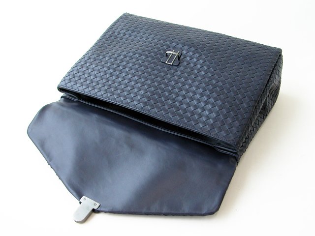 ボッテガ・ヴェネタスーパーコピー BOTTEGAVENETA ビジネスバッグ 122139V4651-5009 ブルー カラ―