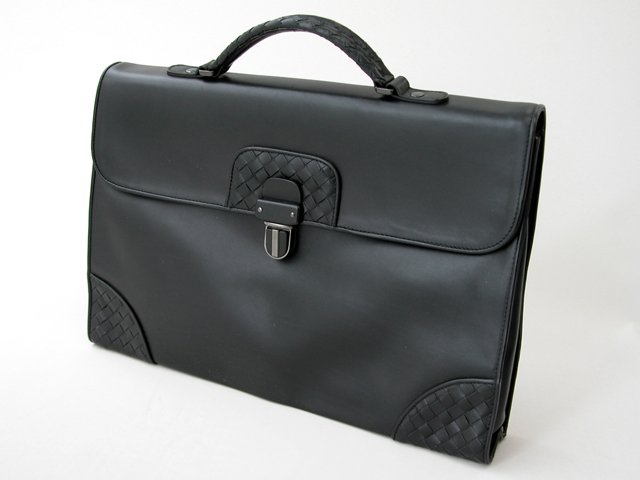 ボッテガ・ヴェネタスーパーコピー BOTTEGAVENETA ブリーフケース 145168V4641-1000 ブラック