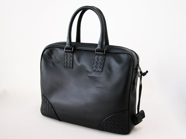 ボッテガ・ヴェネタスーパーコピー BOTTEGAVENETA ビジネスバッグ 155168V4641-1000 ブラック カラ―