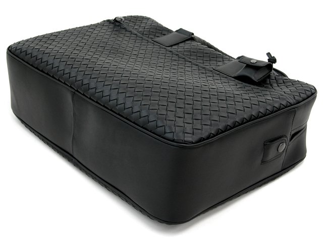 ボッテガ・ヴェネタスーパーコピー BOTTEGAVENETA イントレチャートブリーフケース 163292V4651-1000 ブラック
