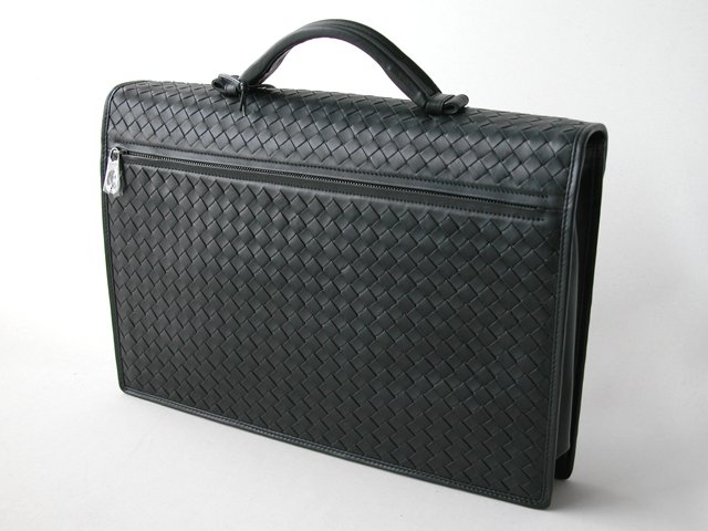 ボッテガ・ヴェネタスーパーコピー BOTTEGAVENETA ブリーフケース 170238VQ131-1000 ブラック レザー