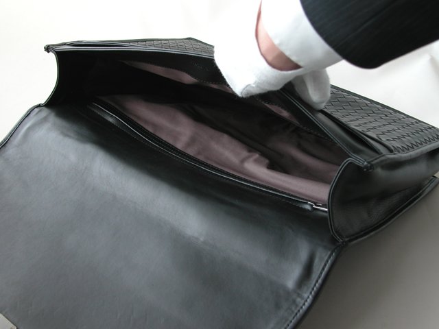 ボッテガ・ヴェネタスーパーコピー BOTTEGAVENETA ブリーフケース 170238VQ131-1000 ブラック レザー
