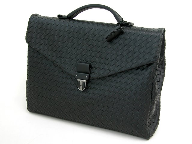 ボッテガ・ヴェネタスーパーコピー BOTTEGAVENETA ビジネスバッグ 122139V4651-1000 ブラック カラ―
