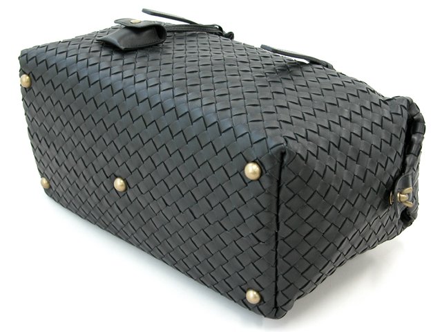 ボッテガ・ヴェネタスーパーコピー BOTTEGAVENETA ボストンバッグ 173398V00A2-1000 ブラック カラ―