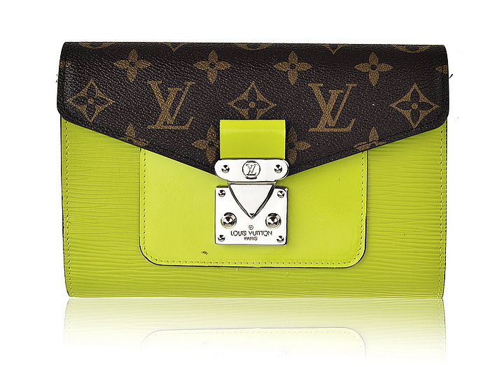 ルイヴィトンスーパーコピー 2014春夏新作 財布 LOUIS VUITTON 人気 ヴィンテージ 二つ折り長財布 グリーン 60507-1