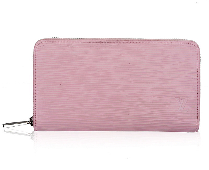 ルイヴィトンスーパーコピー 財布 2014春夏新作 ピンク レディース LOUIS VUITTON ラウンドファスナー長財布 60017-5