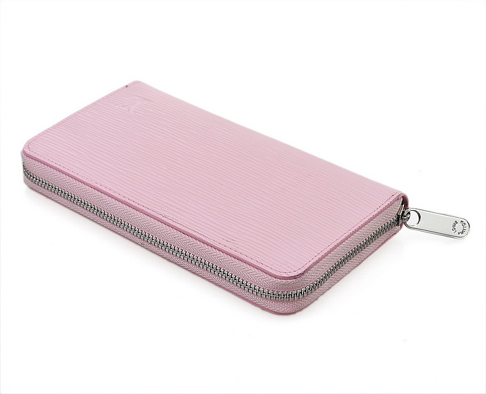 ルイヴィトンスーパーコピー 財布 2014春夏新作 ピンク レディース LOUIS VUITTON ラウンドファスナー長財布 60017-5