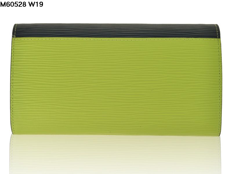 ルイヴィトンスーパーコピー 財布 2014春夏新作 グリーン レディース 二つ折り長財布 60528-1