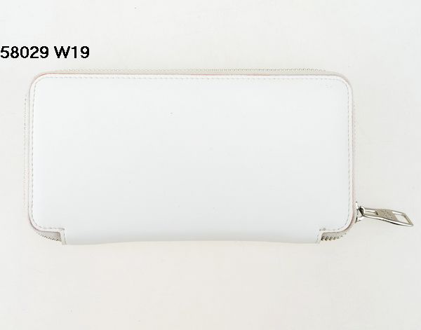 ルイヴィトンスーパーコピー 財布 LOUIS VUITTON 2014春夏新作 ホワイト 大人気! ラムスキン ラウンドファスナー長財布 58029-5