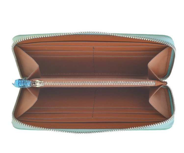 ルイヴィトンスーパーコピー 財布 LOUIS VUITTON 2014春夏新作 薄ブルー 大人気! ラムスキン ラウンドファスナー長財布 58029-2