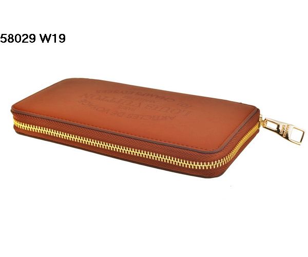 ルイヴィトンスーパーコピー 財布 LOUIS VUITTON 2014春夏新作 カーキ色 大人気! ラムスキン ラウンドファスナー長財布 58029-1