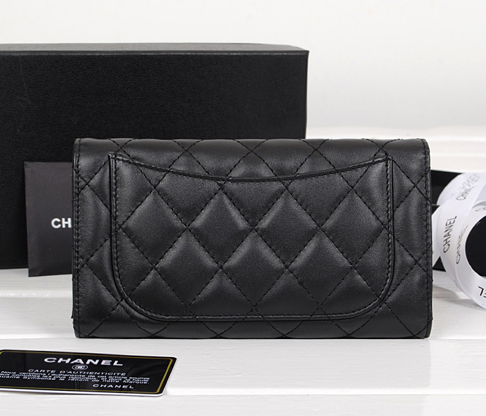 シャネルスーパーコピー 財布 マトラッセライン 長財布 ブラック A31506