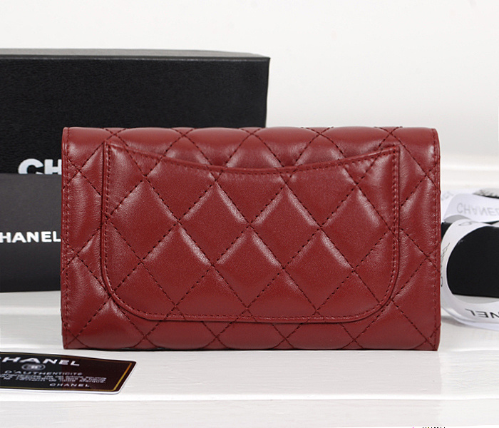 シャネルスーパーコピー 財布 マトラッセライン 長財布 レッド A31506 カーフレザー