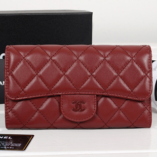 シャネルスーパーコピー 財布 マトラッセライン 長財布 レッド A31506 カーフレザー