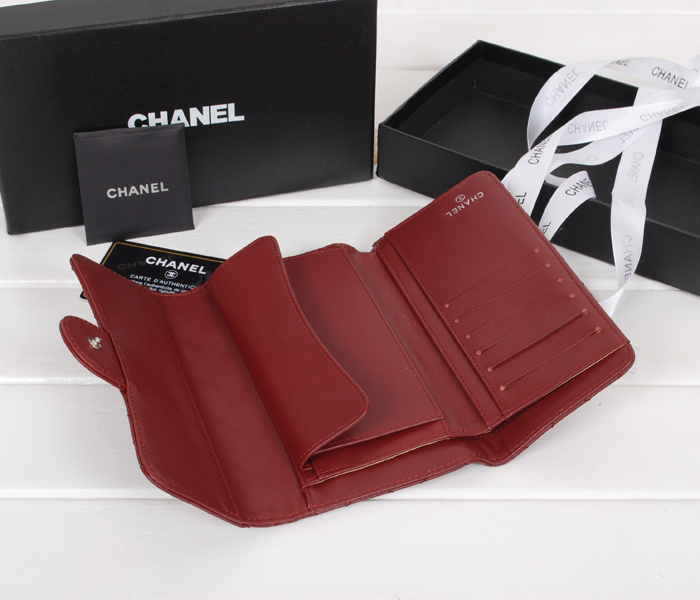 シャネルスーパーコピー 財布 マトラッセライン 長財布 レッド A31506 カーフレザー
