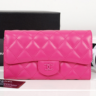 シャネルスーパーコピー 財布 マトラッセライン 長財布 フューシャピンク A31506 カーフレザー