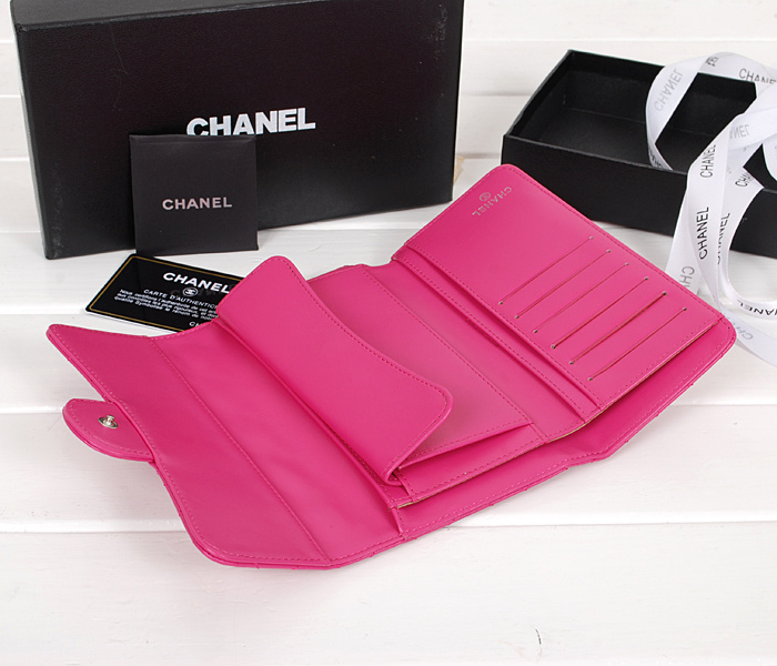 シャネルスーパーコピー 財布 マトラッセライン 長財布 フューシャピンク A31506 カーフレザー