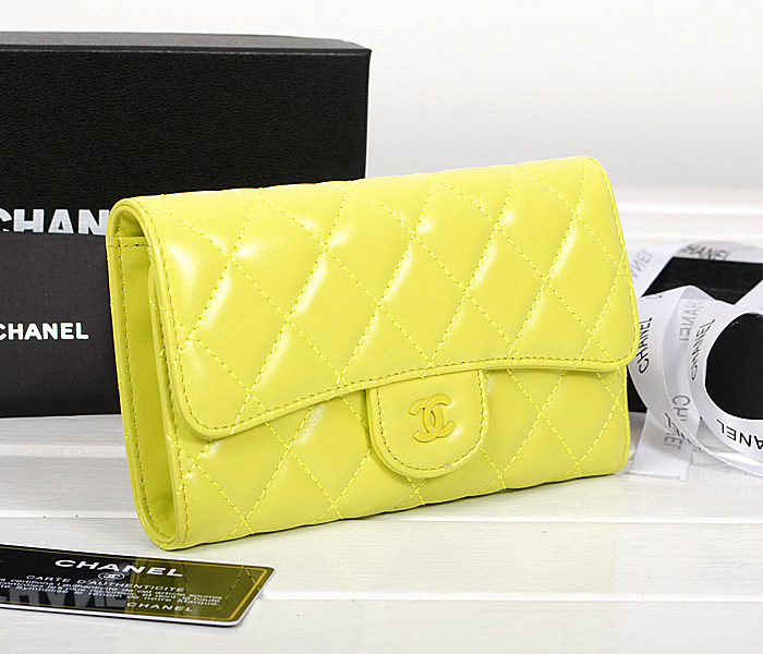 シャネルスーパーコピー 財布 マトラッセライン 長財布 イエロー A31506 カーフレザー イエロー