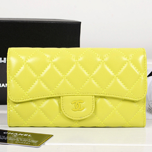 シャネルスーパーコピー 財布 マトラッセライン 長財布 イエロー A31506 カーフレザー イエロー