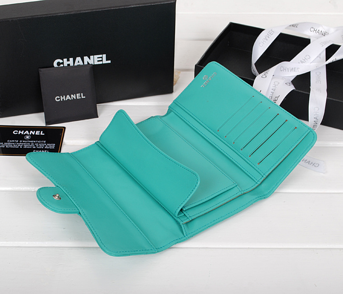 シャネルスーパーコピー 財布 マトラッセライン 長財布 ブルーパオン A31506