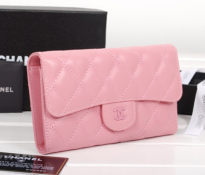 シャネルスーパーコピー 財布 マトラッセライン 長財布 ピンク A31506 ピンク カーフレザー