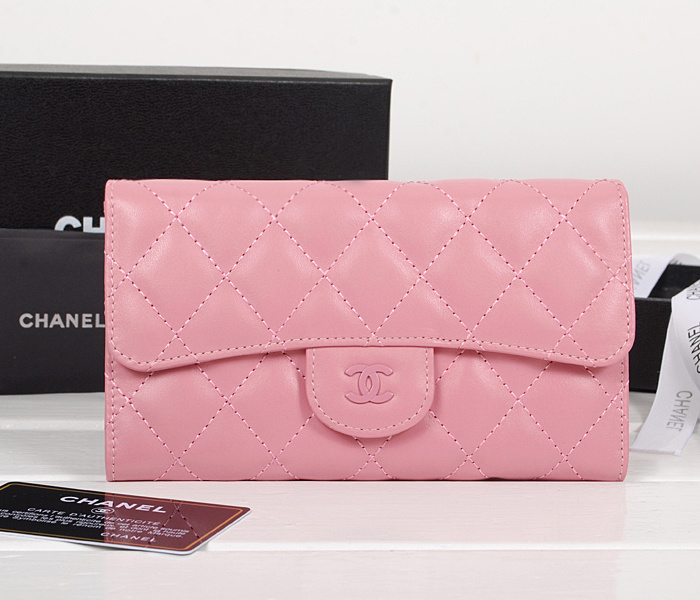 シャネルスーパーコピー 財布 マトラッセライン 長財布 ピンク A31506 ピンク カーフレザー