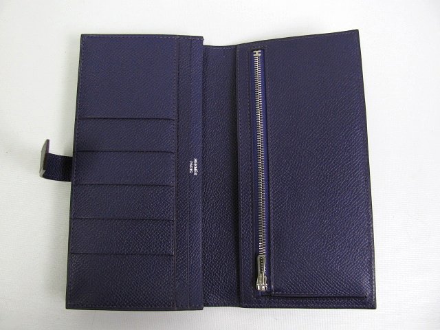 エルメススーパーコピー 二つ折長財布 ベアンスフレヴォーエプソン/アイリス hq005