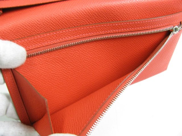 エルメススーパーコピー ベアンスフレ二つ折長財布 hq010 ブーゲンビリア×ルビー