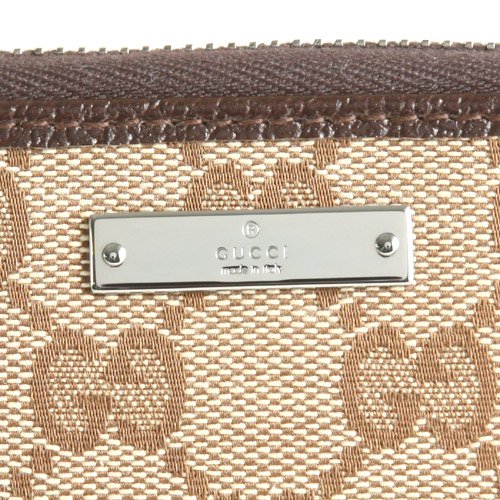 グッチスーパーコピー GG柄 長財布 ベージュ＆ダークブラウン 112724F40IR9643