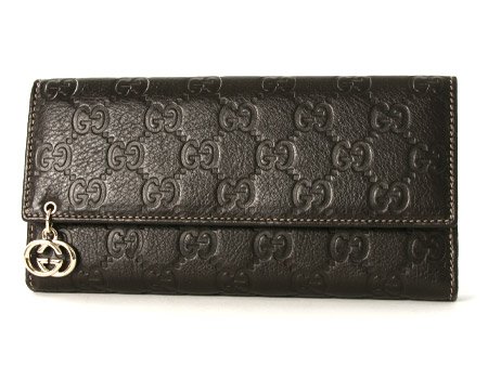グッチスーパーコピー グッチシマ 長財布 ダークブラウン 212104BEG1G2145 カーフレザー