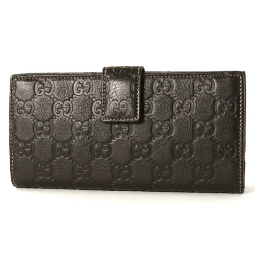 グッチスーパーコピー グッチシマ 長財布 ダークブラウン 212104BEG1G2145 カーフレザー