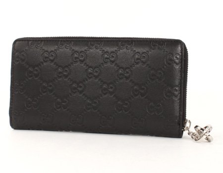 グッチスーパーコピー グッチシマ 長財布 ブラック 233025AA61N1000