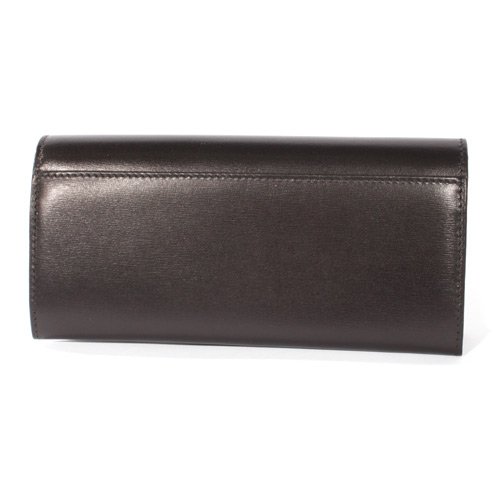 グッチスーパーコピー メタルプレート 長財布 ブラック 233112A490R1000 カーフレザー