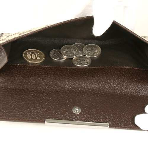 グッチスーパーコピー GG柄 長財布 ベージュ＆ダークブラウン112715F40IR9643