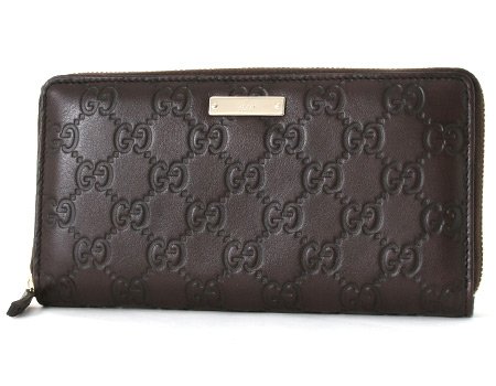グッチスーパーコピー グッチシマ 長財布 ダークブラウン 112724 カーフレザー