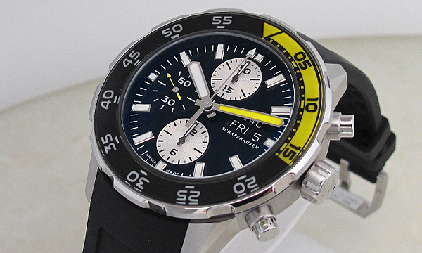 ＩＷＣスーパーコピー アクアタイマー クロノ IW376702 ステンレス メンズ ブラック