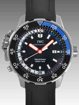 ＩＷＣスーパーコピー アクアタイマー ディープツー IW354702 ブラック ステンレス