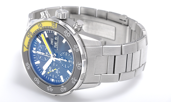 ＩＷＣスーパーコピー アクアタイマー クロノ IW376708 ブラック ステンレス
