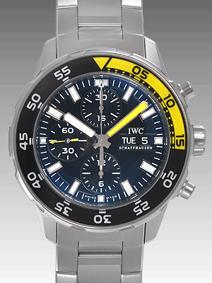 ＩＷＣスーパーコピー アクアタイマー クロノ IW376708 ブラック ステンレス