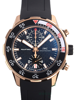 ＩＷＣスーパーコピー アクアタイマー クロノ IW376905 ピンクゴールド ブラック