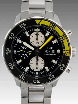 ＩＷＣスーパーコピー アクアタイマー クロノ IW376701 ステンレス ブラック
