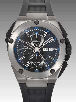 ＩＷＣスーパーコピー インヂュニア ダブルクロノグラフ IW376501 ブラック