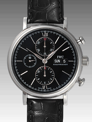 ＩＷＣスーパーコピー ポートフィノ クロノ IW391002 ステンレス ブラック メンズ