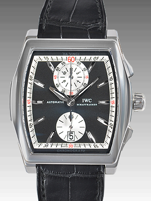 ＩＷＣスーパーコピー ダヴィンチ クロノグラフ IW376403 ブラック／シルバー