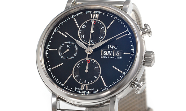 ＩＷＣスーパーコピー ポートフィノ クロノ IW391006 ステンレス ブラック ローマ