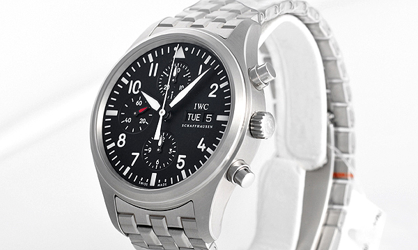ＩＷＣスーパーコピー パイロットウォッチクロノ IW371704 ステンレス ブラック